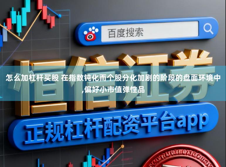 怎么加杠杆买股 在指数钝化而个股分化加剧的阶段的盘面环境中，偏好小市值弹性品