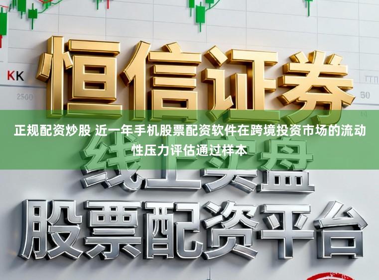 正规配资炒股 近一年手机股票配资软件在跨境投资市场的流动性压力评估通过样本