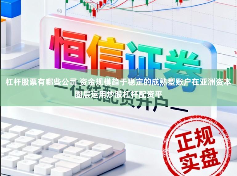 杠杆股票有哪些公司 资金规模趋于稳定的成熟型账户在亚洲资本圈层运用炒股杠杆配资平