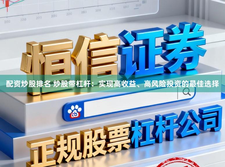 配资炒股排名 炒股带杠杆：实现高收益、高风险投资的最佳选择