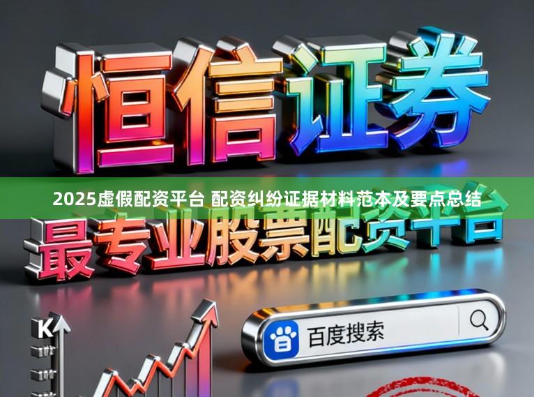 2025虚假配资平台 配资纠纷证据材料范本及要点总结